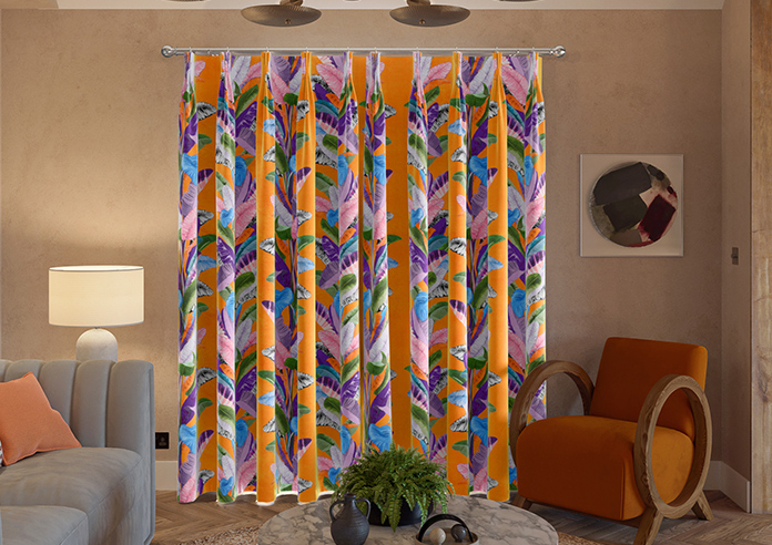 Palm Springs, Orange - Made To Measure Curtains - Image 7